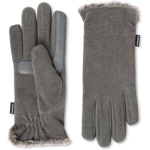 Women's Stretch Fleece Gloves With Microlux Lining and Touch Technology Grey